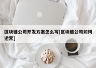 区块链公司开发方案怎么写[区块链公司如何运营]