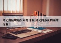 马化腾区块链公司是什么[马化腾涉及的领域行业]